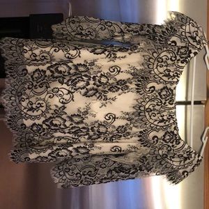 White House Black Market lace top